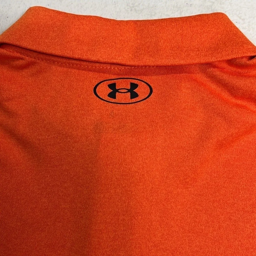 Boys Under Armour‎ Match Polo Orange Blast Size 5 New with Tags
